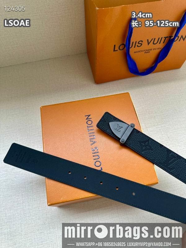 LV belt 34mmX95-125cm 8L21