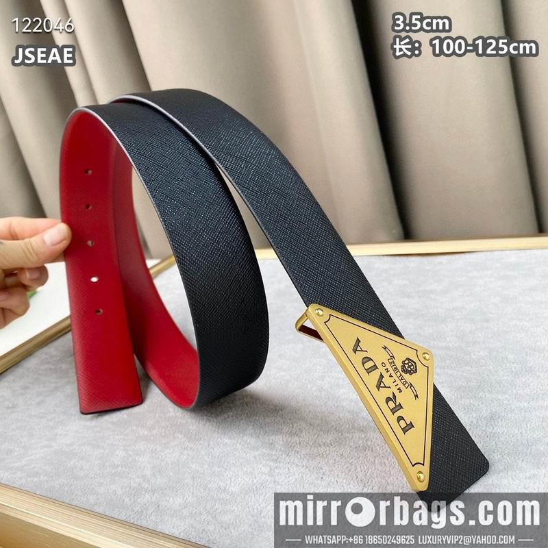 Prada belt 35mmX100-125cm 8L43
