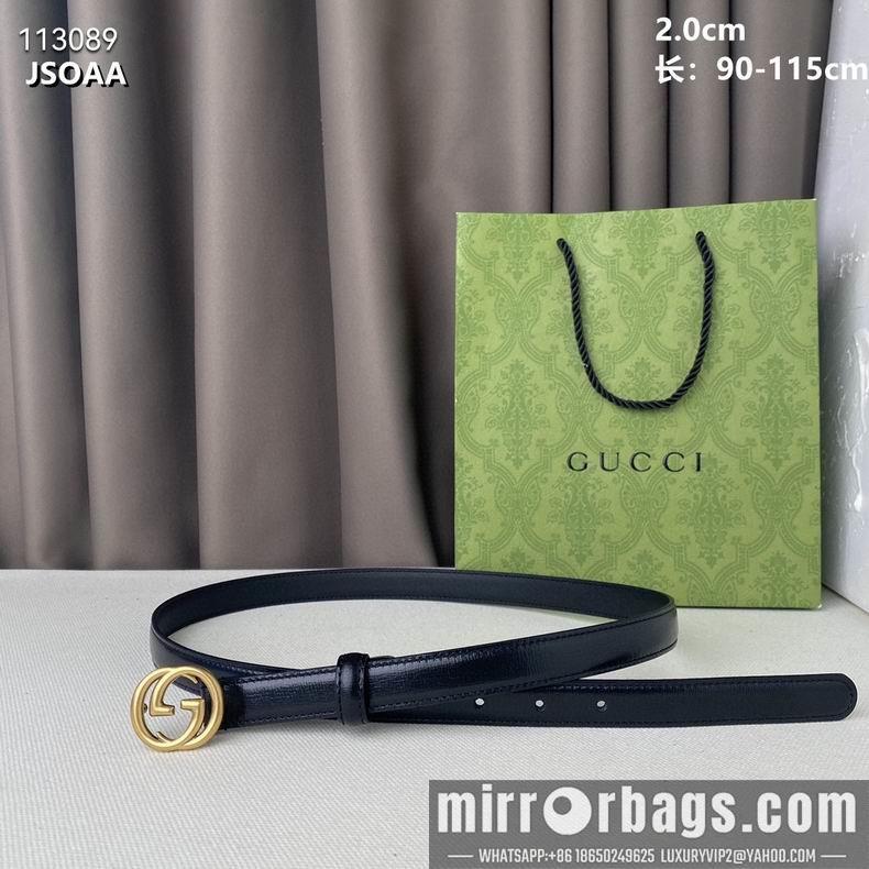 Gucci belt 20mmX95-115cm 8L05