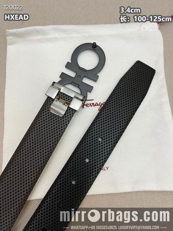 Ferragamo belt 34mmX100-125cm 8L01