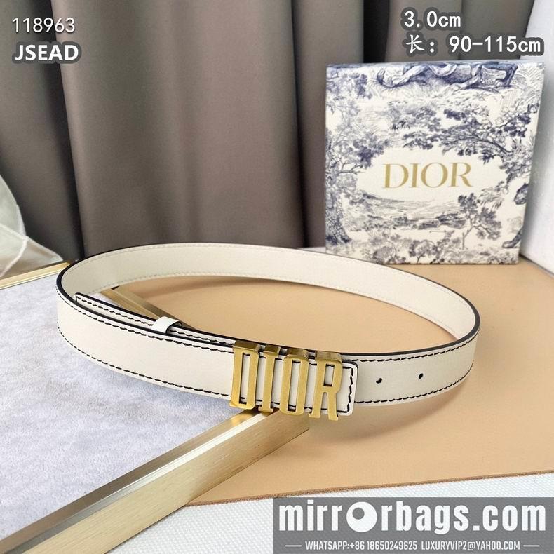 Dior belt 30mmX90-115cm 8L12