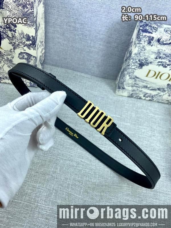 Dior belt 20mmX90-115cm 8L02