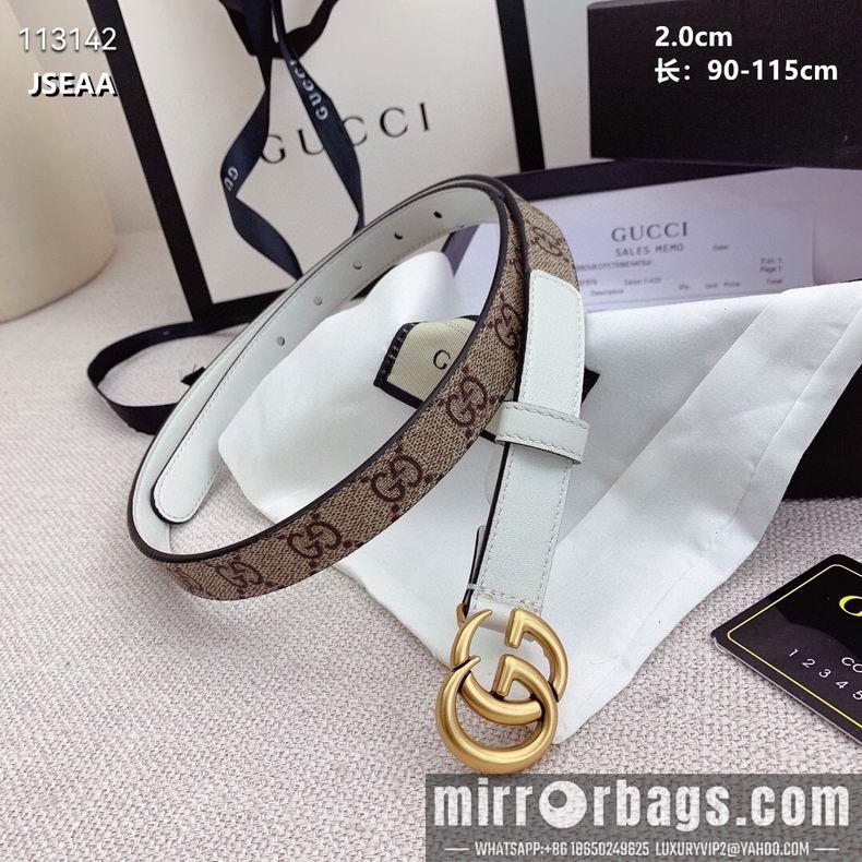 Gucci belt 20mmX90-115cm 8L07