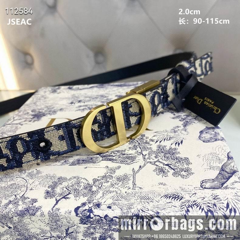 Dior Belt 20mmX90-115cm 8L06