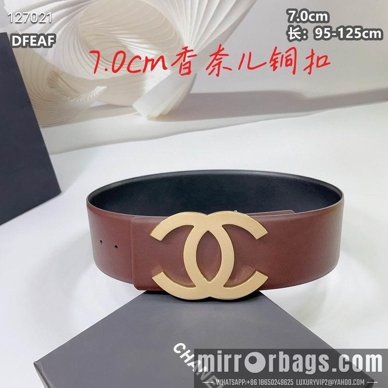 Chanel belt 70mmX95-125cm 8L03