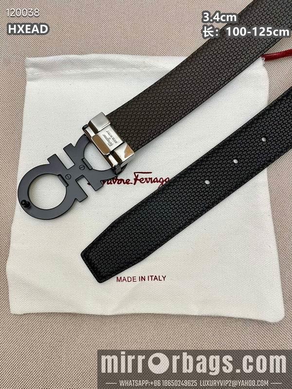 Ferragamo belt 34mmX100-125cm 8L04