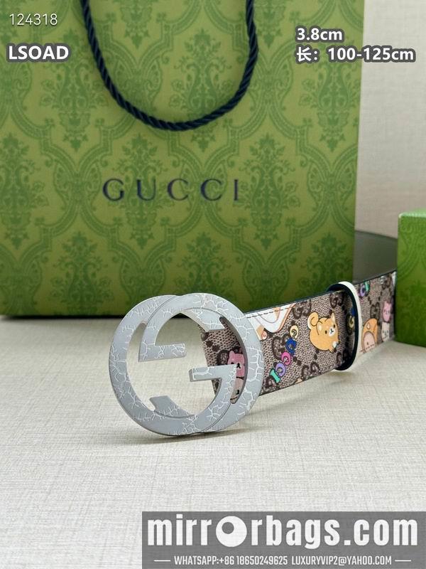 Gucci belt 38mmX100-125cm 8L32
