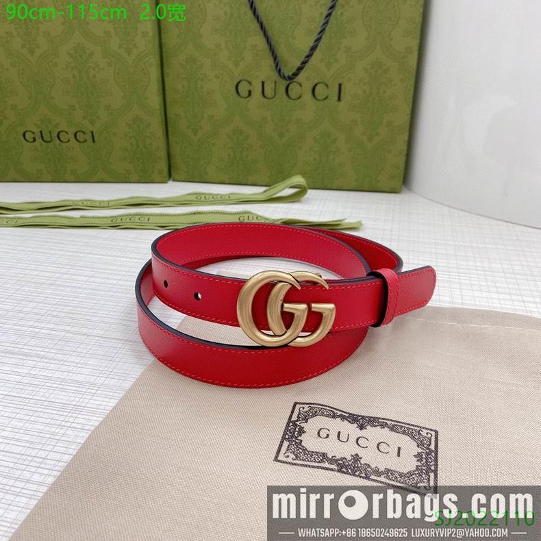 Gucci Belt 20mmX90-115cm 7D02
