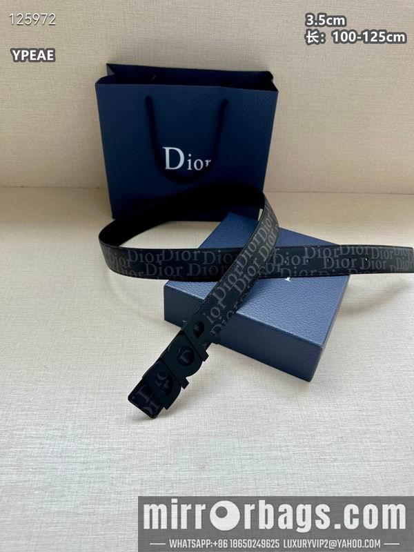 Dior belt 35mmX100-125cm 8L29