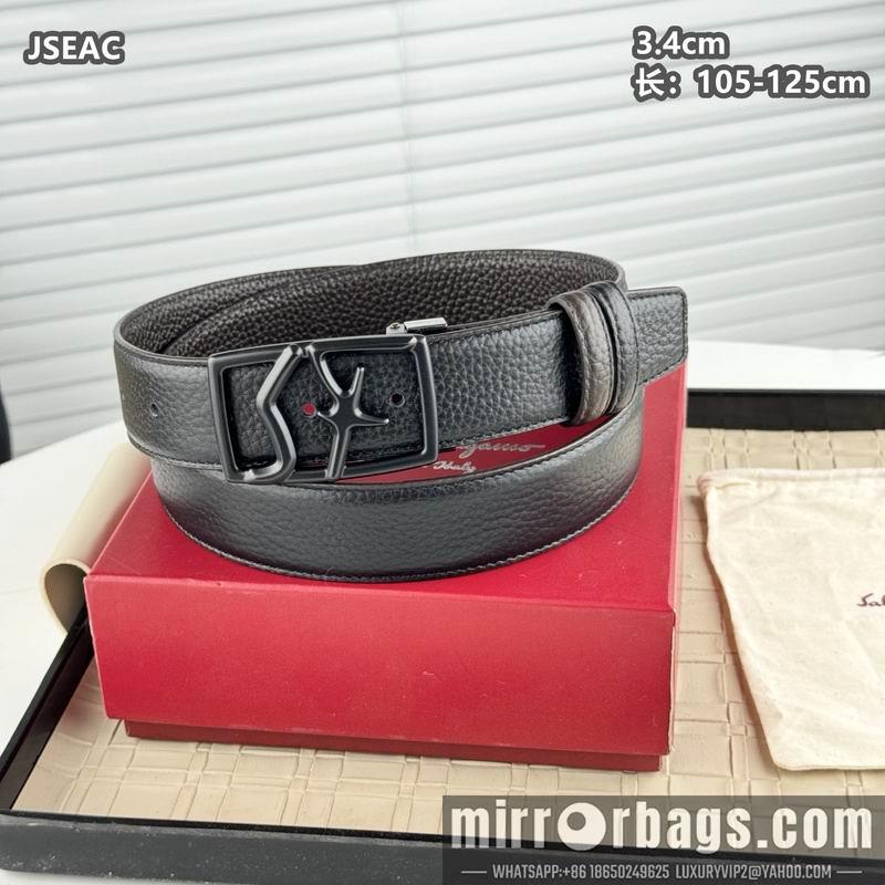 Ferragamo belt 34mmX105-125cm 8L17