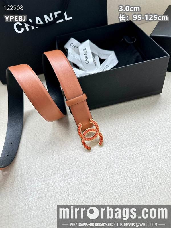 Chanel belt 30mmX95-125cm 8L26