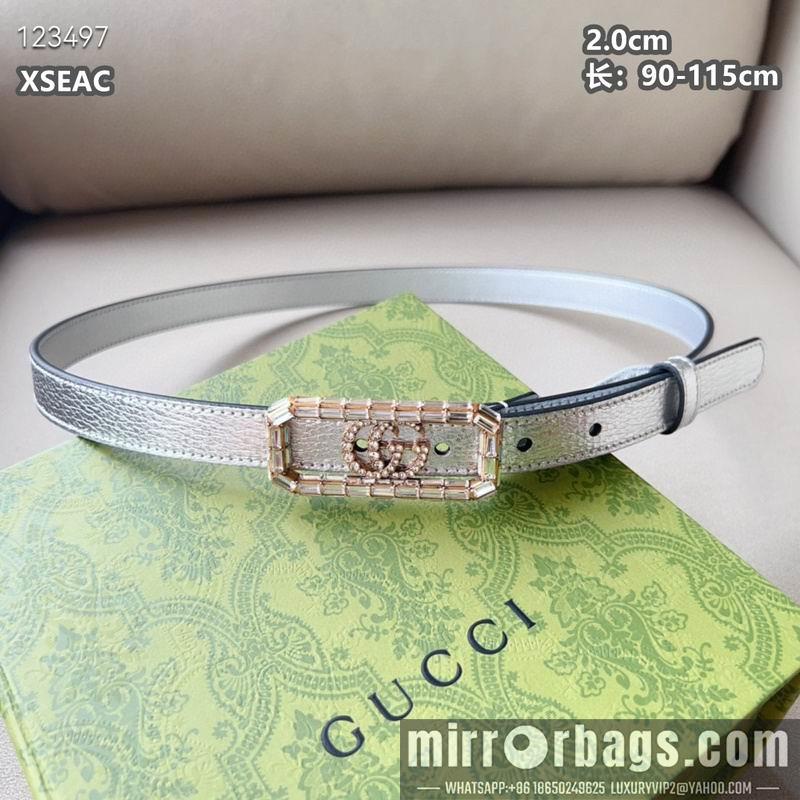 Gucci belt 20mmX90-115cm 8L23