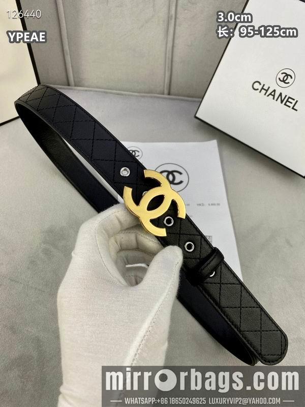 Chanel belt 30mmX95-125cm 8L22