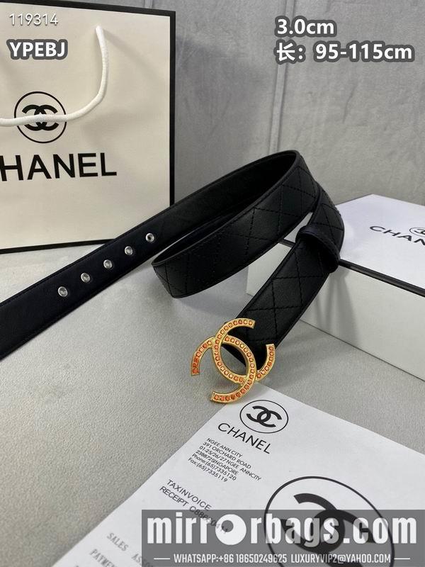 Chanel belt 30mmX95-115cm 8L040805