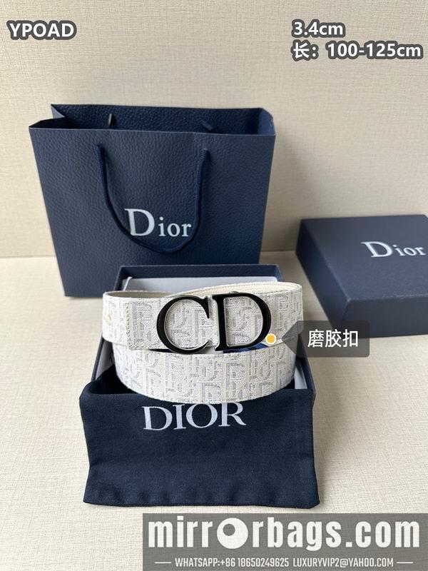 Dior belt 34mmX100-125cm 8L09