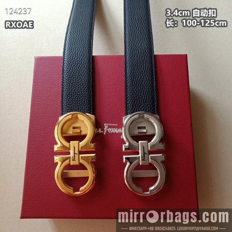 Ferragamo belt 34mmX100-125cm 8L08