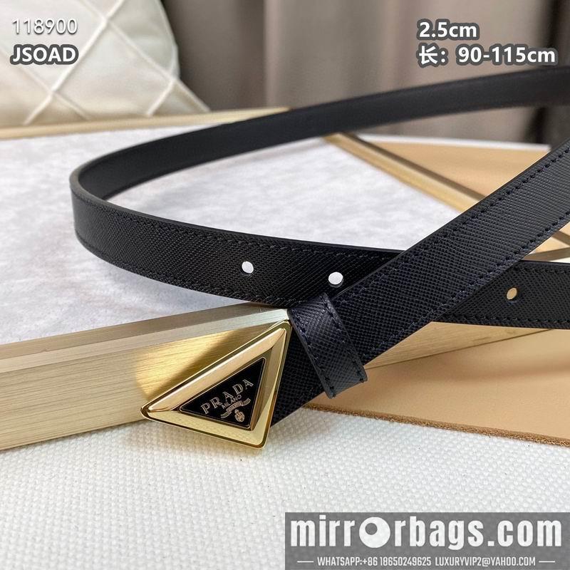 Prada belt 25mmX90-115cm 8L040801