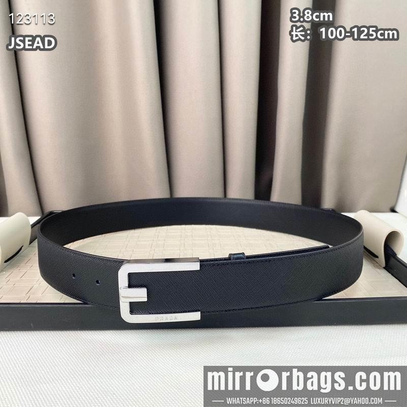 Prada belt 38mmX100-125cm 8L06