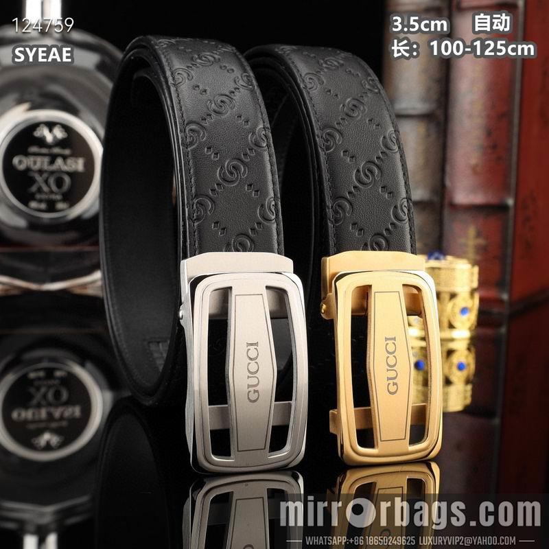 Gucci belt 35mmX100-125cm 8L19