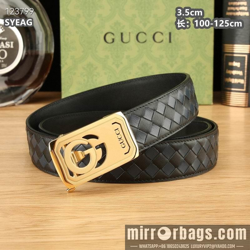Gucci belt 35mmX100-125cm 8L34