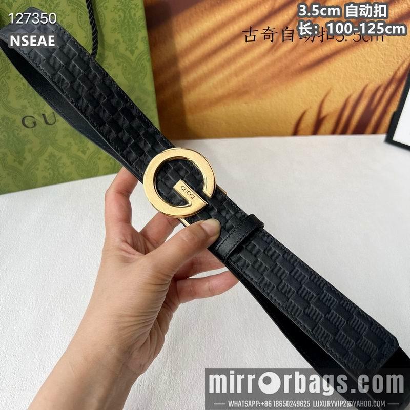 Gucci belt 35mmX100-125cm 8L79