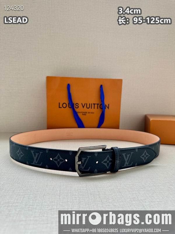 LV belt 34mmX95-125cm 8L23