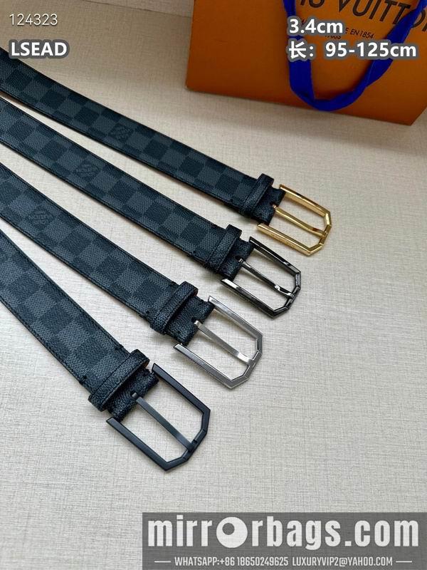 LV belt 34mmX95-125cm 8L23