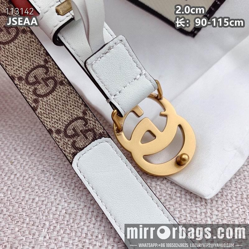 Gucci belt 20mmX90-115cm 8L15