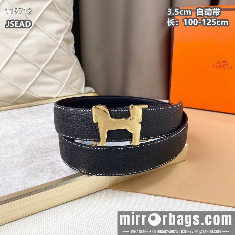 Hermes belt 自动带35mmX100-125cm 8L040801