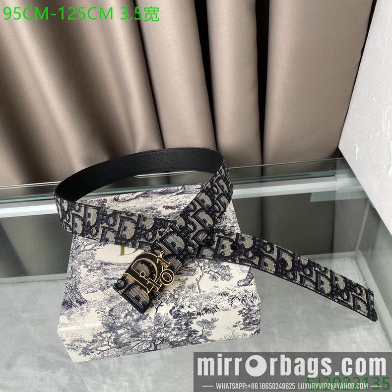 Dior belt 35mmX95-125cm 7D11