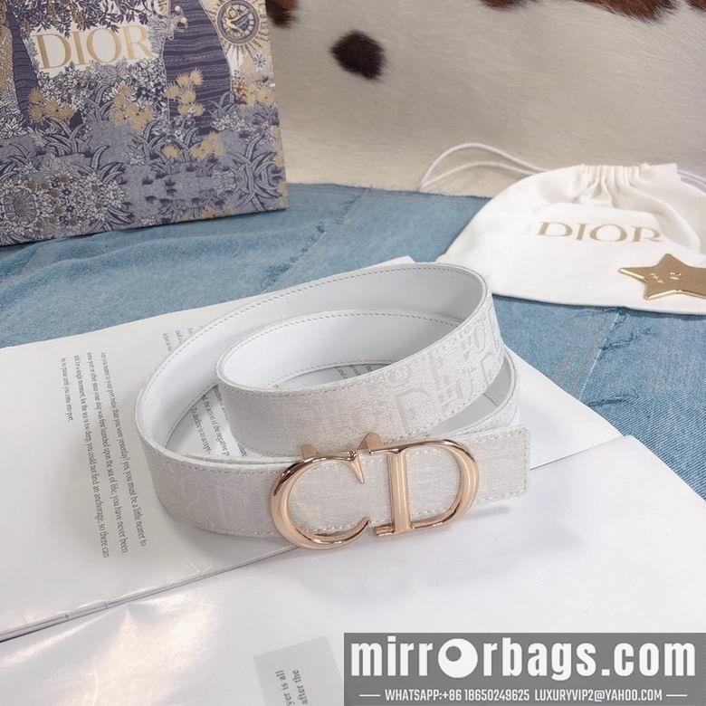 Dior Belt 30mmX95-110cm 7d08