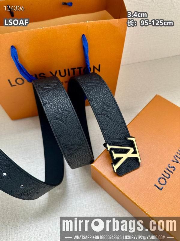 LV belt 34mmX95-125cm 8L25