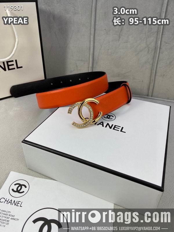 Chanel belt 30mmX95-115cm 8L040803