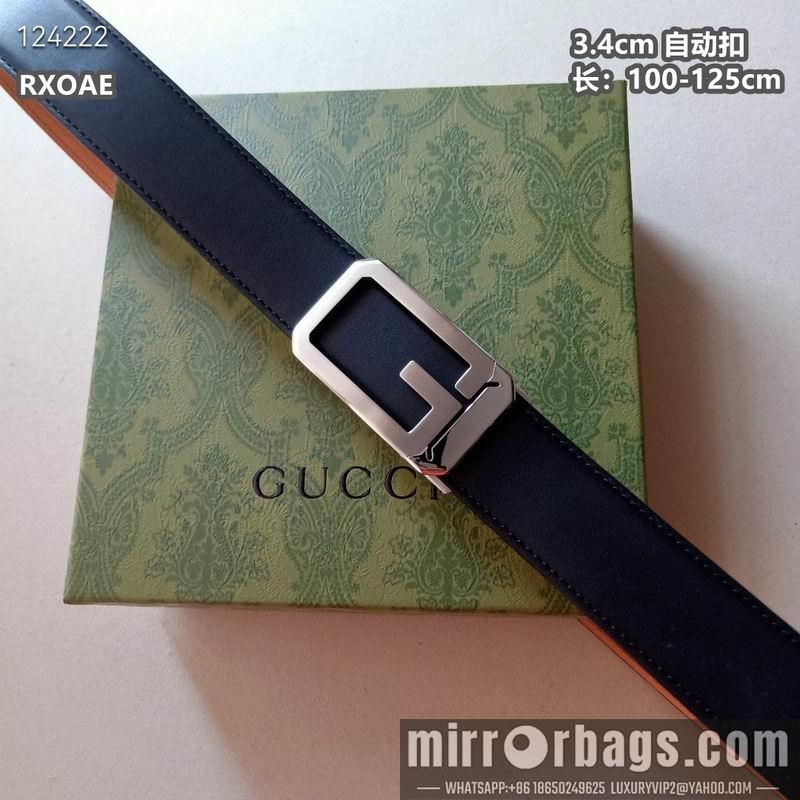 Gucci belt 34mmX100-125cm 8L23