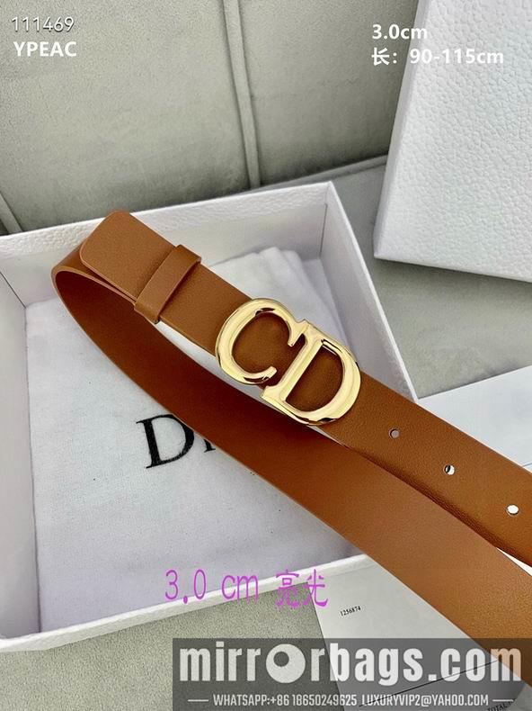 Dior Belt 30mmX90-115cm 8L07