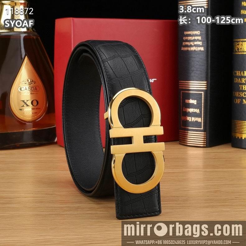 Ferragamo belt 38mmX100-125cm 8L14