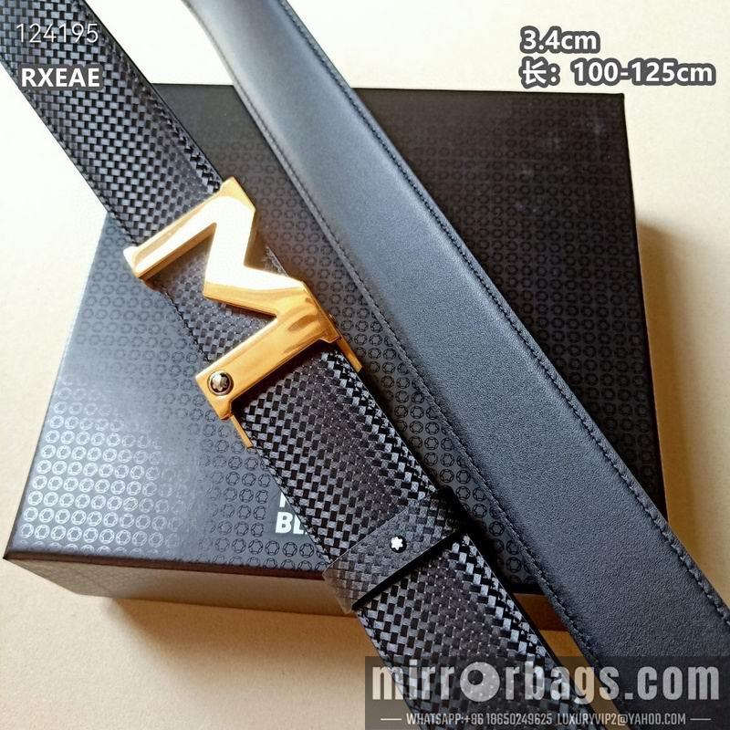 Montlanc belt 34mmX100-125cm 8L15