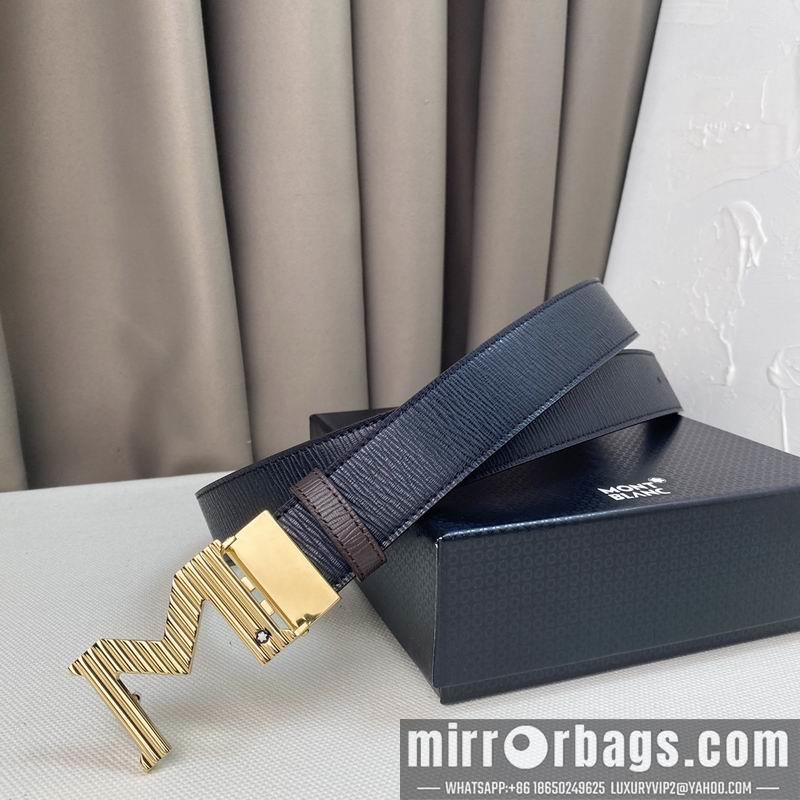 Montblanc belt 35mmX95-125cm 7D07