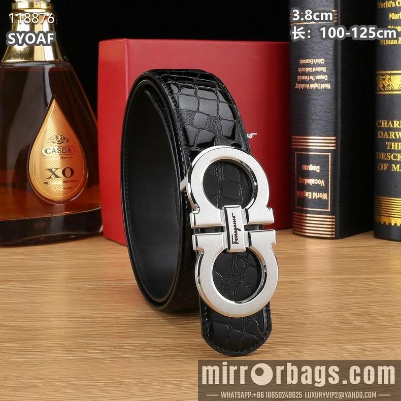 Ferragamo belt 38mmX100-125cm 8L16