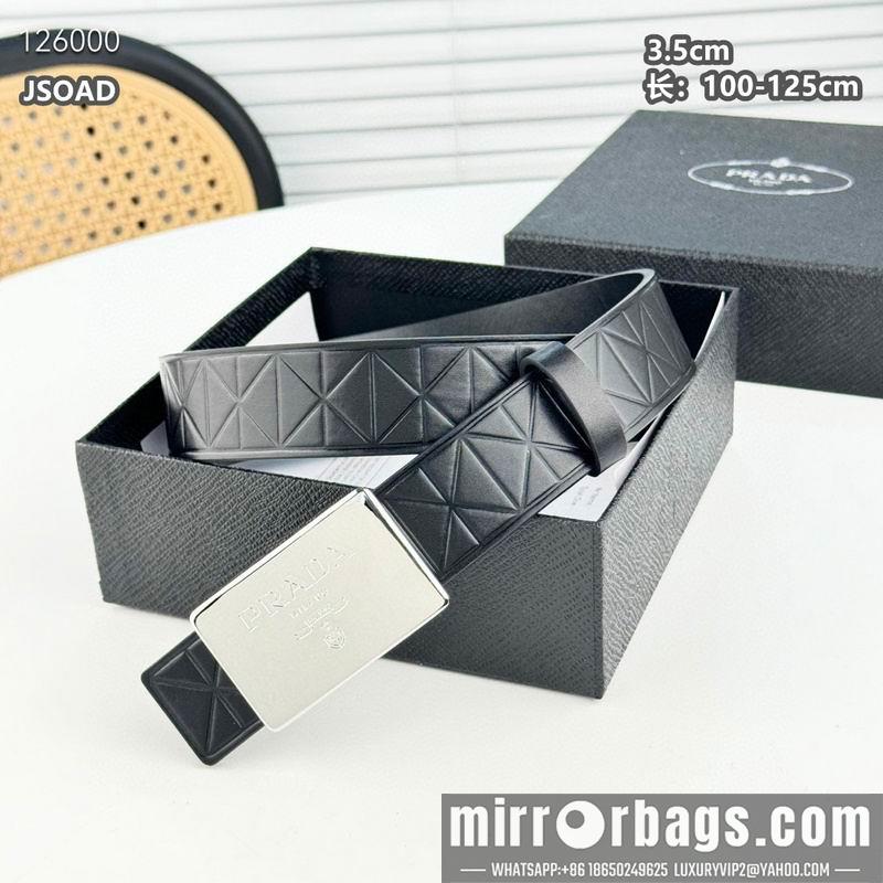 Prada belt 35mmX100-125cm 8L37