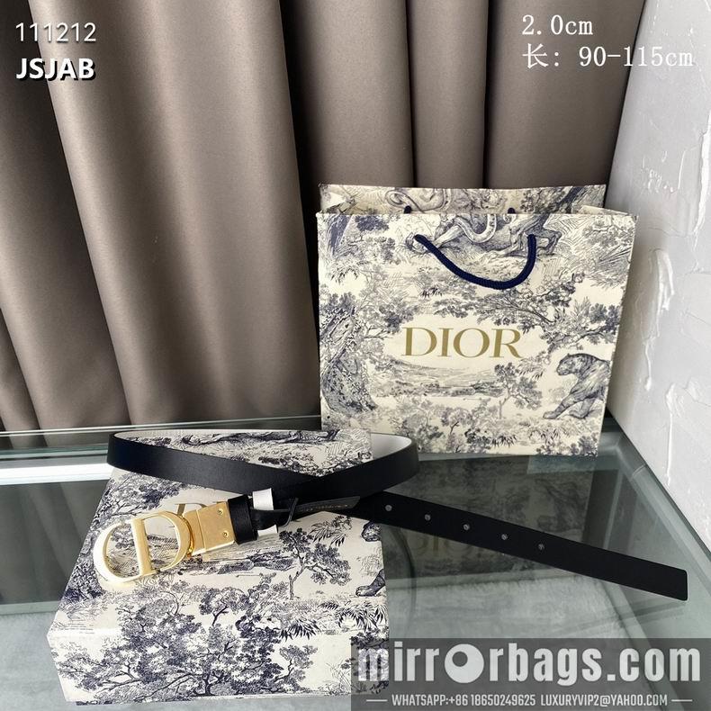 Dior Belt 20mmX90-115cm 8L05