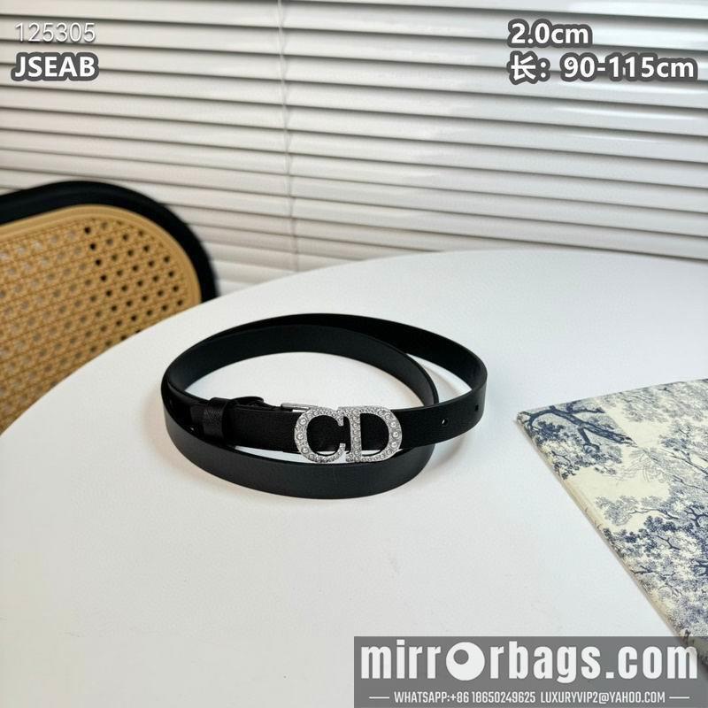 Dior belt 20mmX90-115cm 8L18