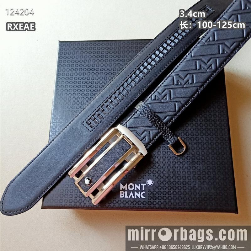 Montlanc belt 34mmX100-125cm 8L12