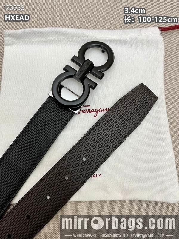 Ferragamo belt 34mmX100-125cm 8L04