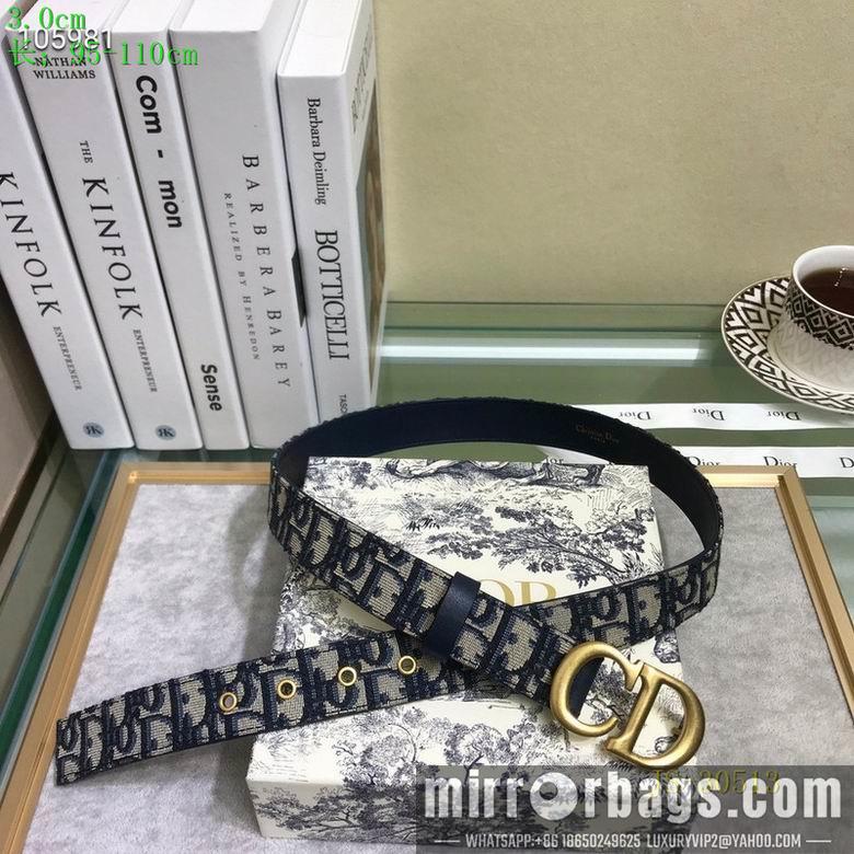 Dior Belt 30mm 95-110cm 8L03