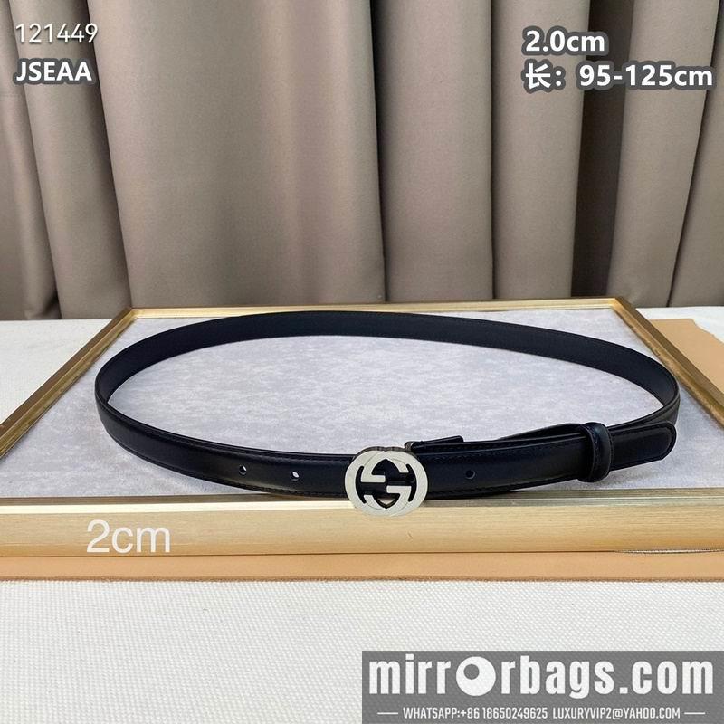 Gucci belt 20mmX95-125cm 8L16