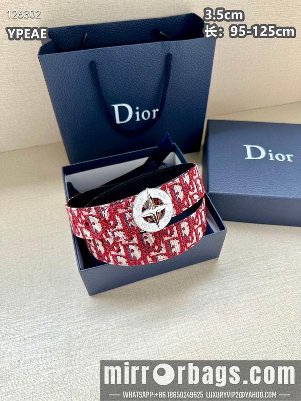 Dior belt 35mmX95-125cm 8L17