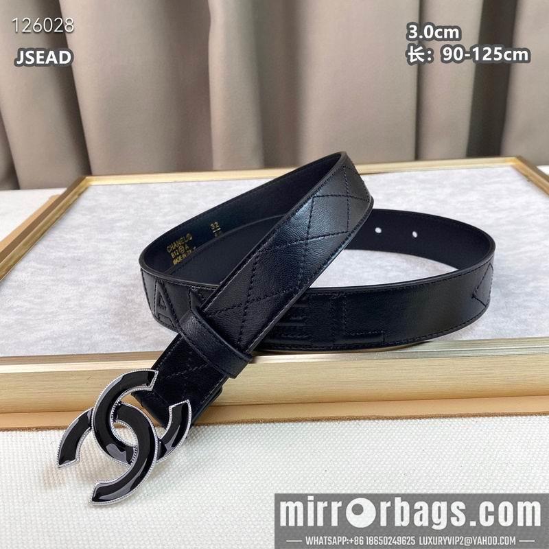 Chanel belt 30mmX90-125cm 8L13