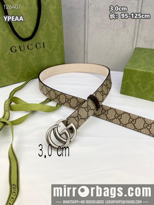 Gucci belt 30mmX95-125cm 8L20