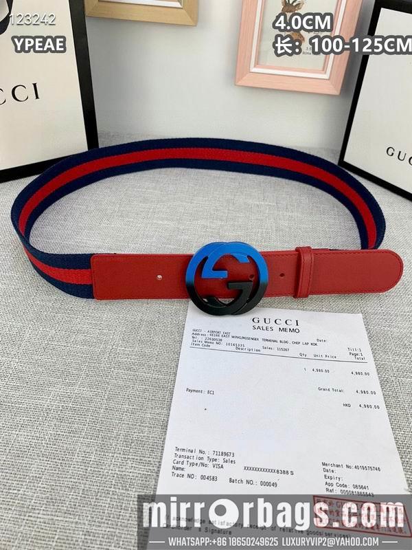 Gucci belt 40mmX100-125cm 8L135